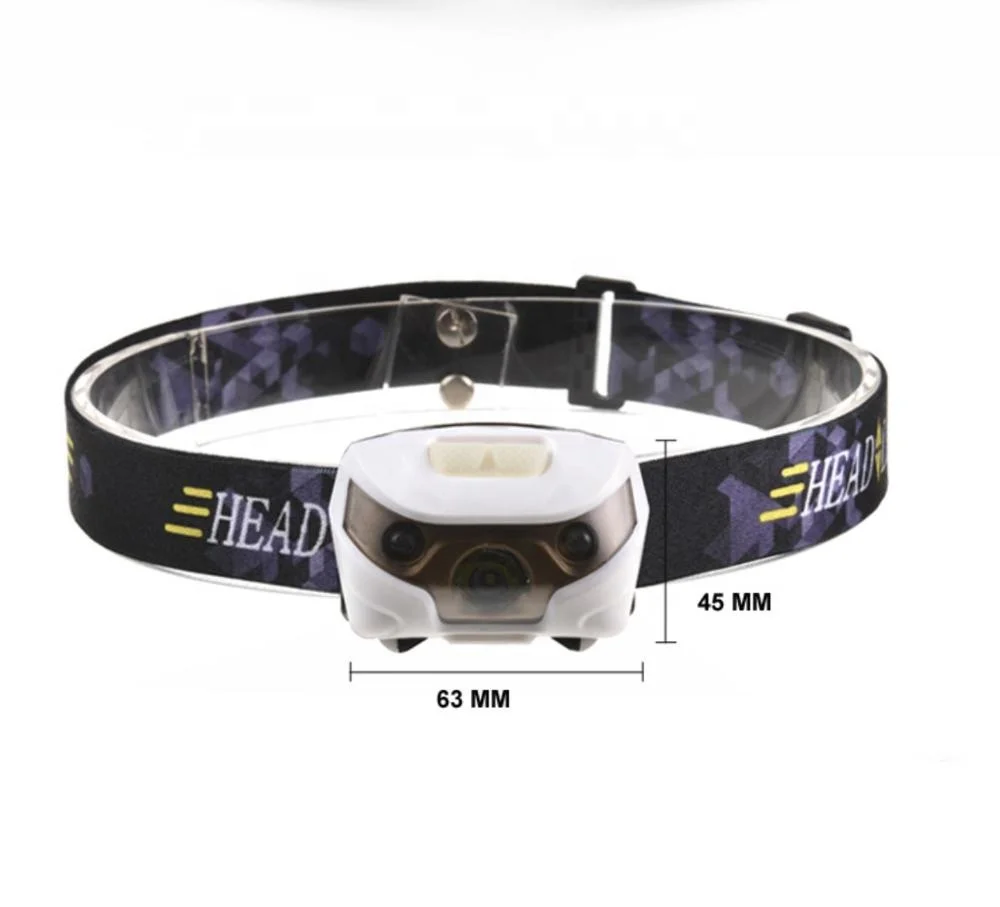 Clover Hot sales Factory Supply Outdoor White Lamp Head Adjustable 3W USB rechargeable led head lamp