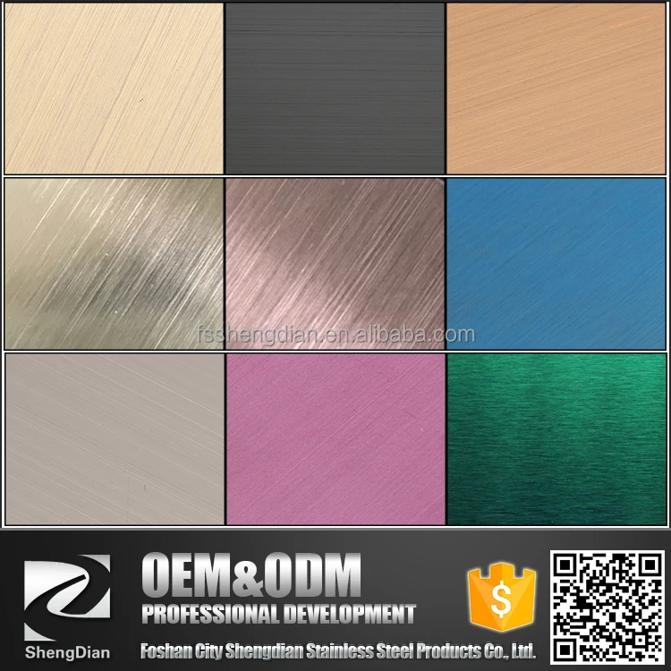 Поставка Декоративных Pvd Покрытием Холоднокатаной 0.4 До 2.0 Мм 210/309 S/316L/316/304 Из Нержавеющей Стальной Лист