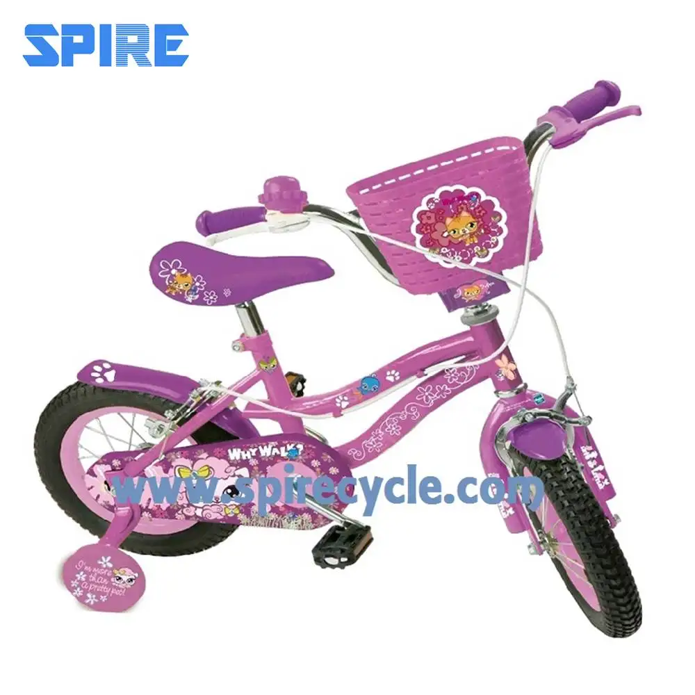 12 inch or 16 inch latest design BMX basket kids bike for girls