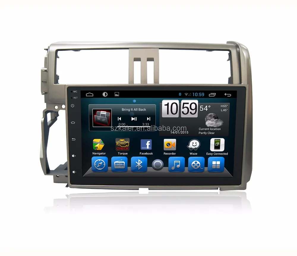 Автомобильный Gps-навигатор Prado 2010 автомагнитола с gps процессором Qcta core Android 7 1 монитором HP