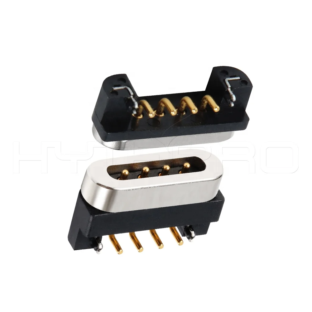 Разъем питания постоянного тока 4 контактный кабель Высокое напряжение переменного тока магнитный Мужской Женский Разъем питания