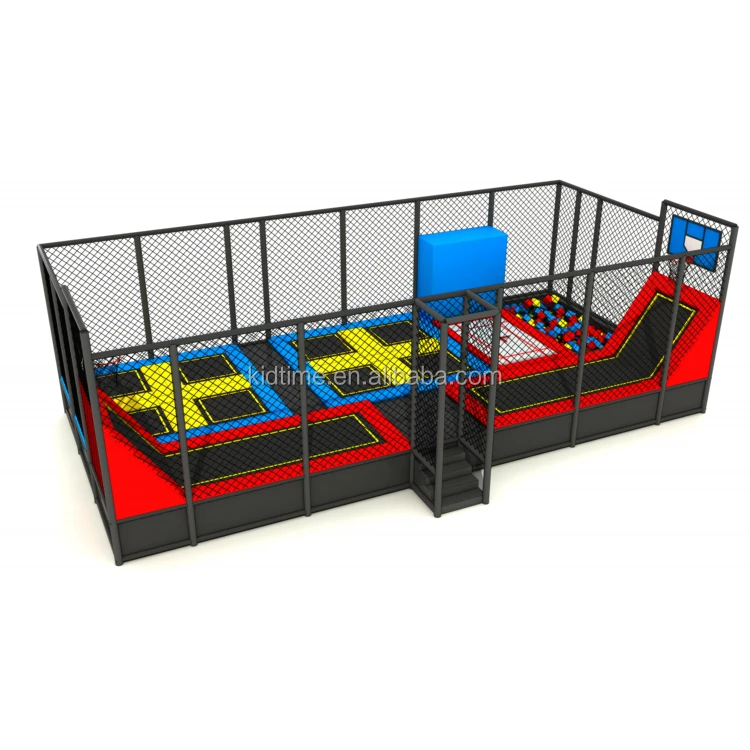 Большой прямоугольный батут, бодибилдинг с Баскетбольным обручем, профессиональный фитнес для соревнований с мячом