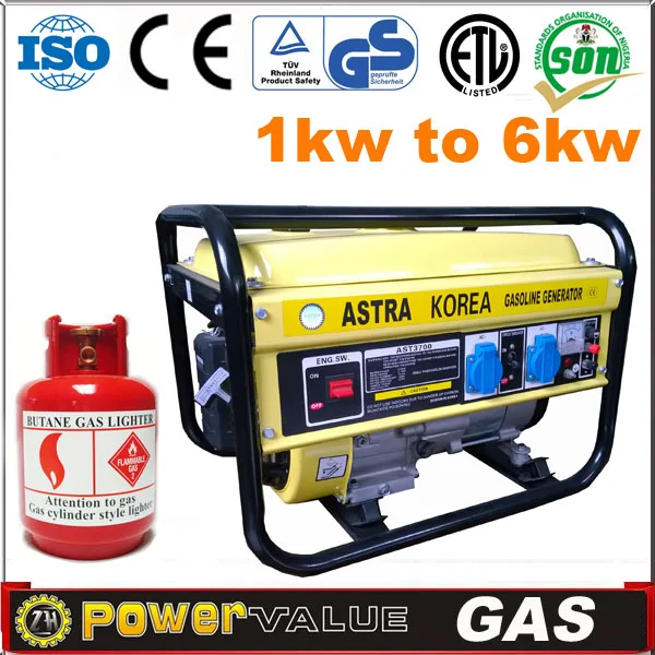 природный газ& снг 2014 астра kroea типа 3kw спг генератор для продаёи( zh4500cnak)