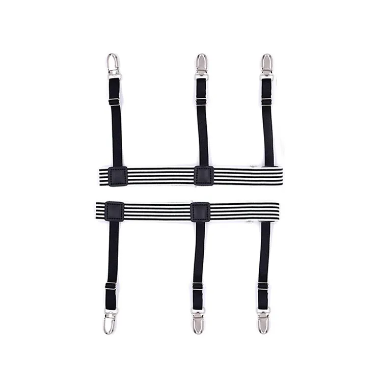 Mens Shirt Stays Garters Suspenders Braces For Shirts Gentleman Leg Elastic Men Shirt Suspenders Garter Holder Business