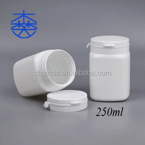 250ML health care plastic bottle, candy jar, vitamin C plastic bottle