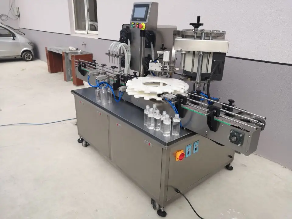 2019 New syringe filling machine bottle capper machine liquid filling capping machine