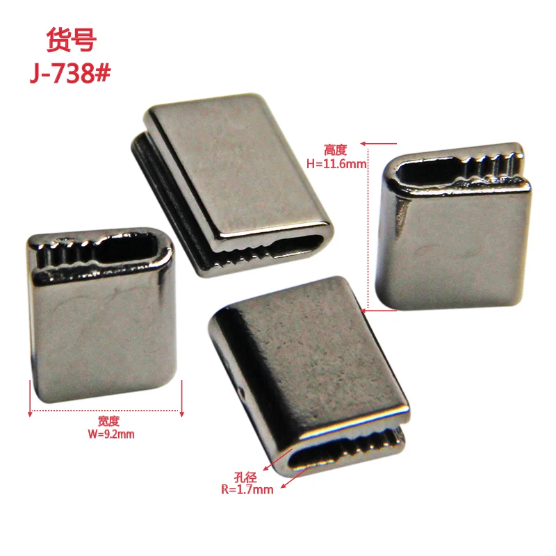 New Design Custom Metal Drawstring Cord End Caps For Clothing