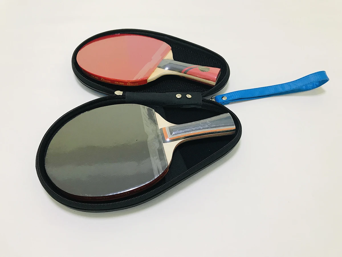 Чехол для настольного тенниса KINGNIK синего цвета (в форме тыквы)