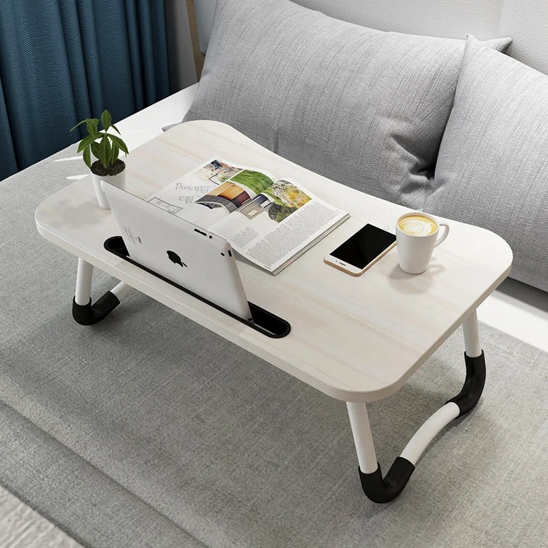 folding bed table Portable Notebook Stand Table for Bed and Couch Breakfast Ser computer desk W legs Laptop Desk