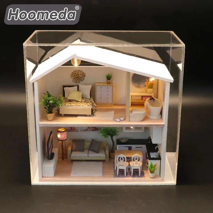 Beautiful DIY Dollhouses Wooden doll house miniature DollHouse
