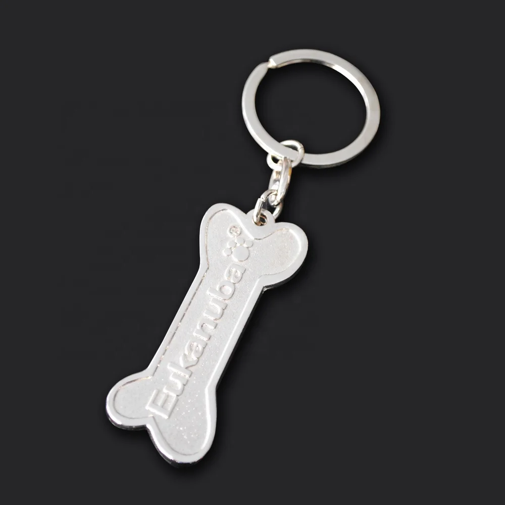 Custom Metal dog paw pet keychain for giveaway gift to pet lover