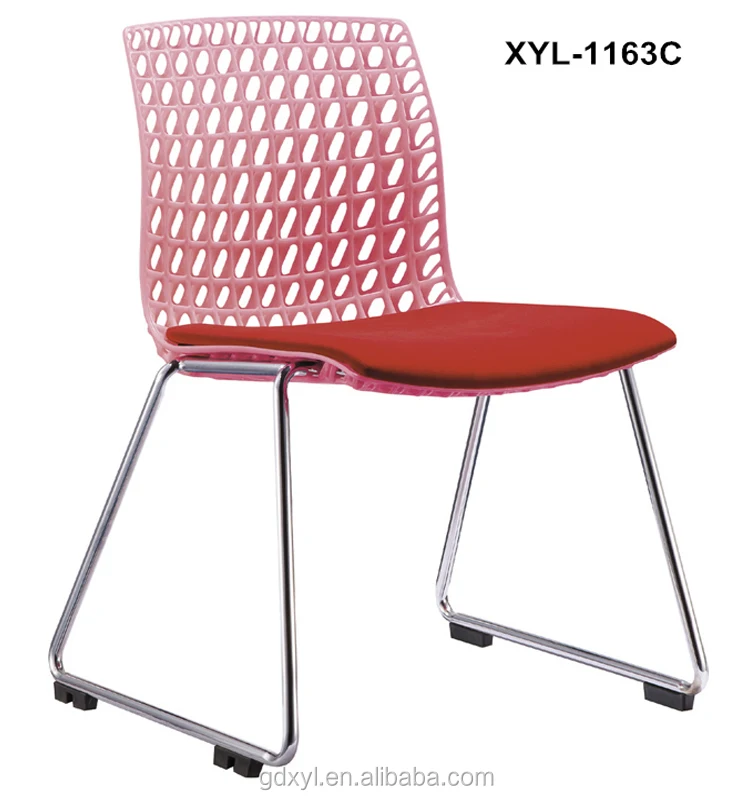 Hot sell new design plastic stackable dining chair