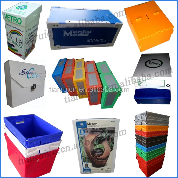 Custom all industry storage packaging plastic corrugated danpla box plastic corflute box
