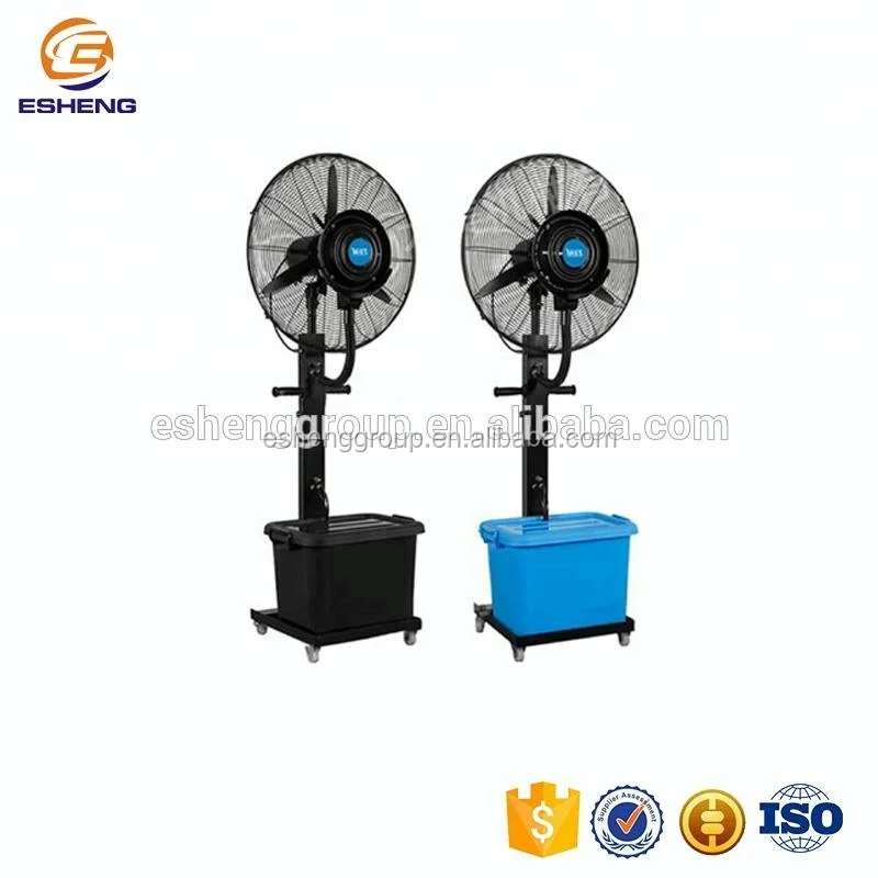 portable fan mist water spray air cooler fan