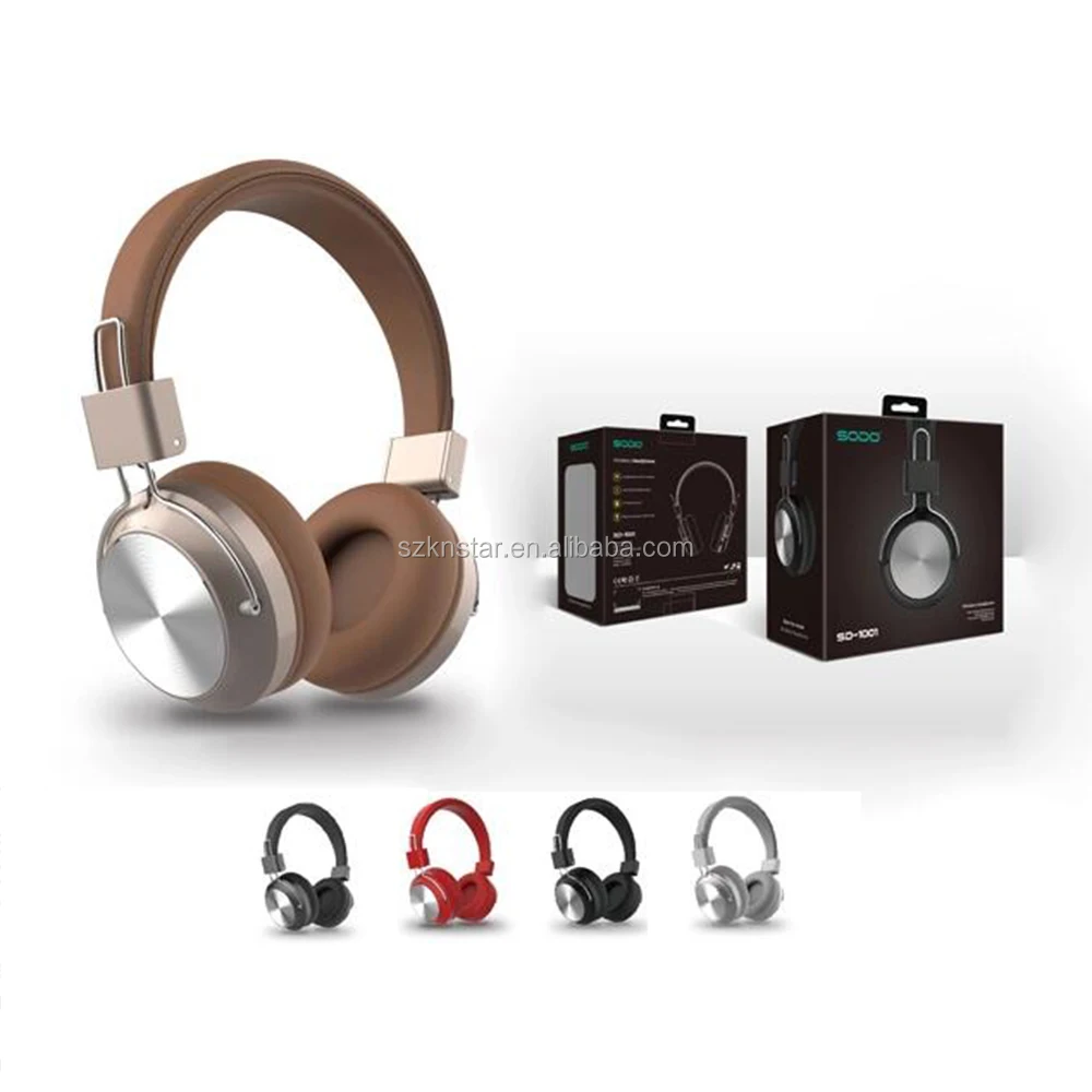 SODO  Earphone speaker wireless Headphones V5.0 BT wireless Headset with mic FM   SD-1001