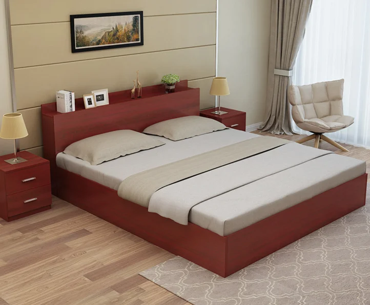 Bed Style Wooden New Modern Double Wood Melamine Panel Bedroom Furniture,modern Bunk Bed,modern JOYSOURCE JS-BED167 CN;SHN No,no