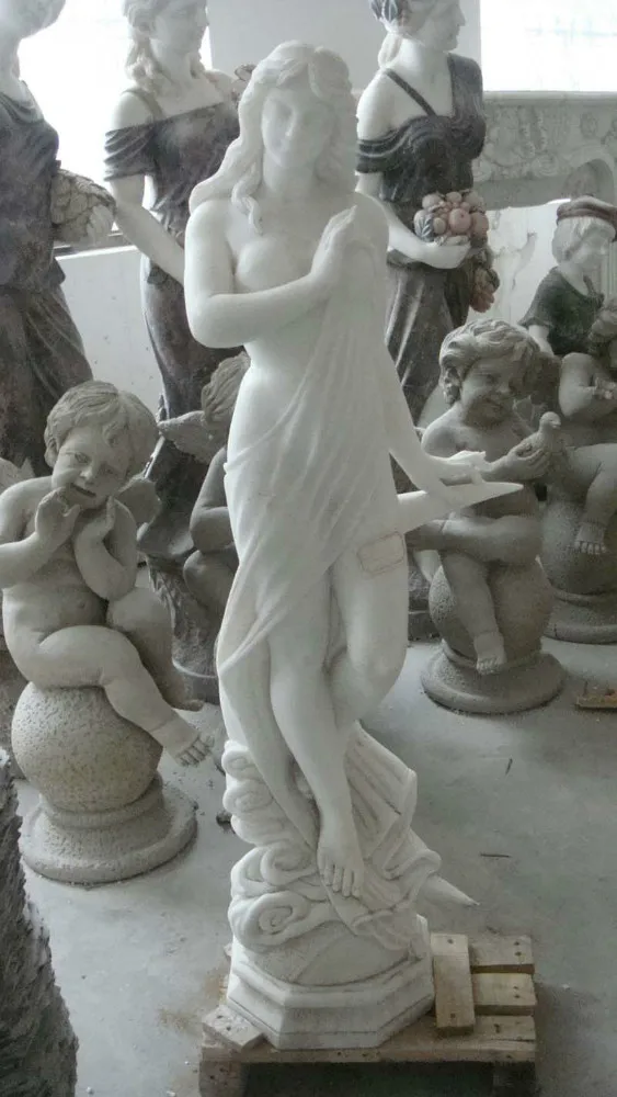 Скульптуры из мрамора. Статуи из мрамора для офиса, дома, сада. Изготовление на заказ по вашему эскизу.