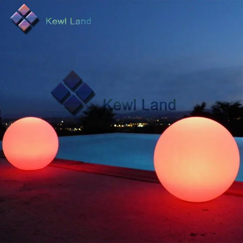 Outdoor Battery Power Remote Control16 Colors Changing Illuminated LED Light Ball