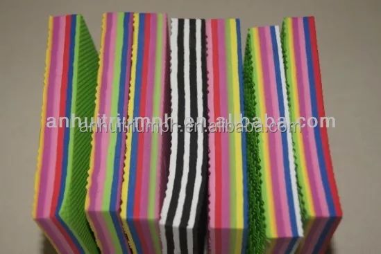 high quality textured eva foam sheets for shoes outsole