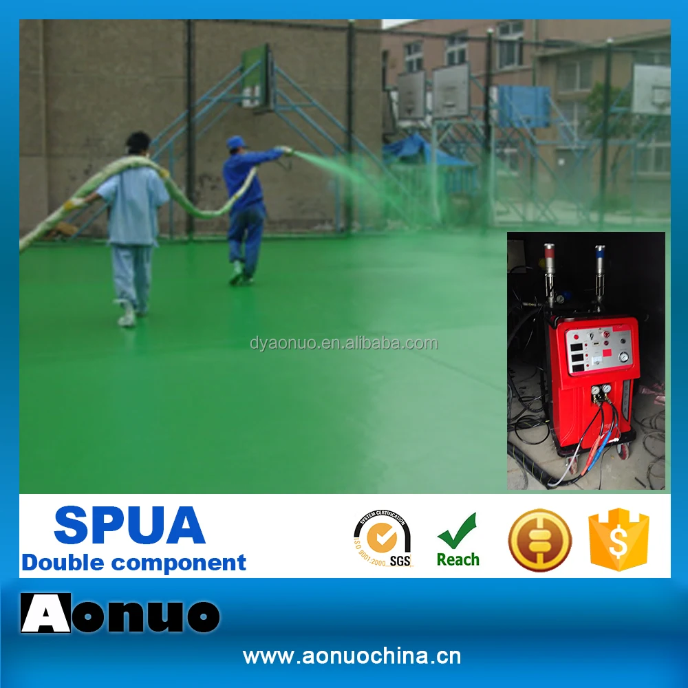 first class cheap price basketball court coating spray polyurea