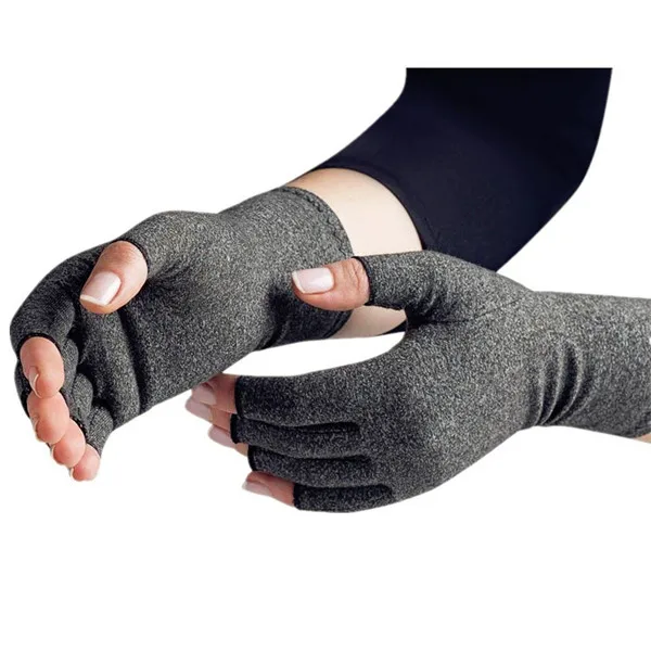 Factory wholesale Anti Arthritis Fingerless Compression Therapy Gloves