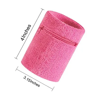 wristband with zipper pocket wristband with zipper pocket terry sweatband electric wristband sweatbands cotton nylon