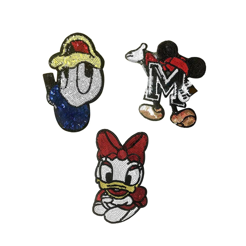 
reversible sequin embroidery patch reversible sequin factory sequin applique for clothes 