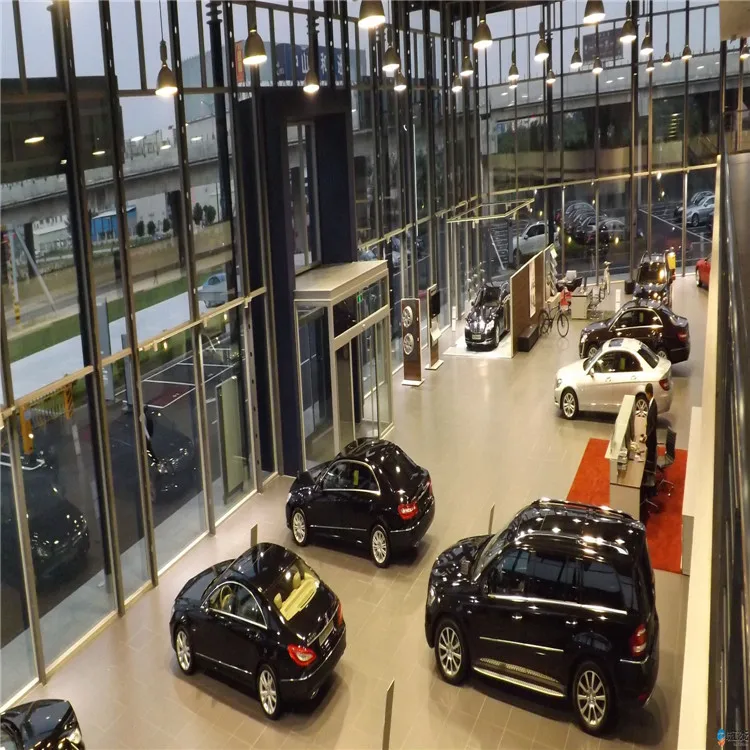 Galvanized steel structure 4S car shop car exhibition hall building