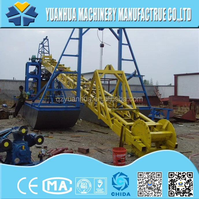 
heavy duty gold dredging equipment with processing line 