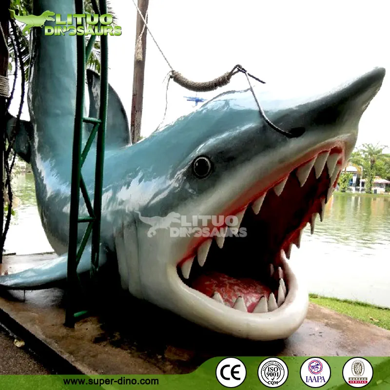 Amusement Park Animal Model Animatronics Shark