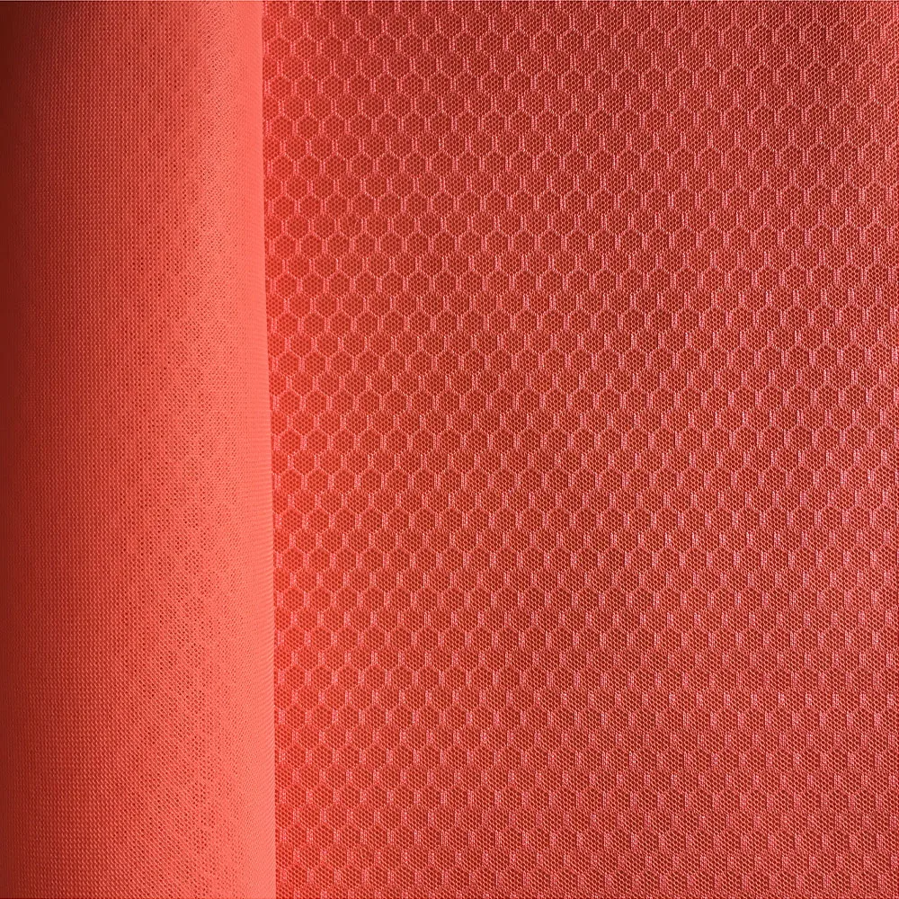 Оптовая продажа дышащая шестиугольная 3D Сэндвич-сетка сотовая сетчатая ткань