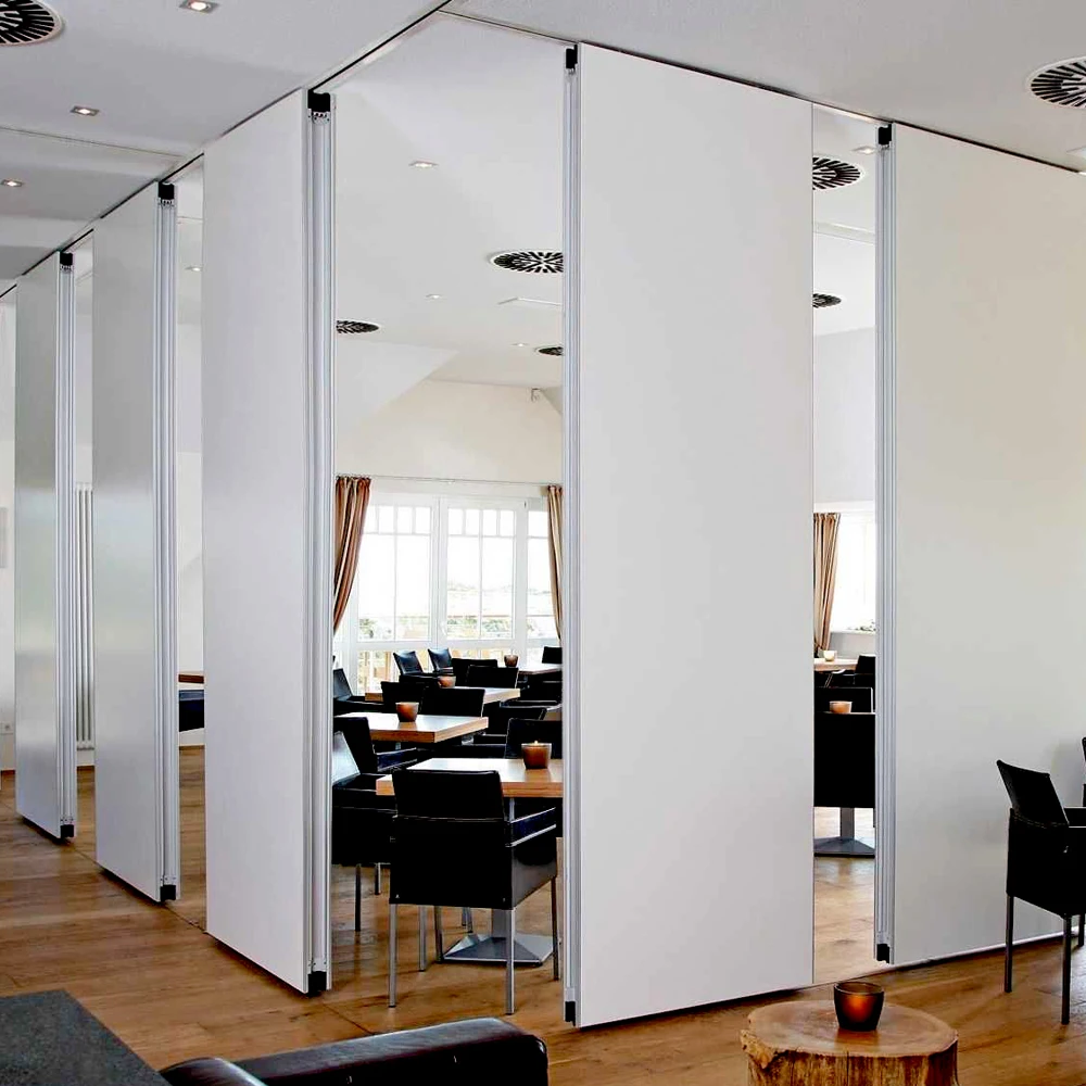 Новейший дизайн деревянная дверь перегородка раздвижная с карманной дверью