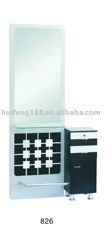 2019 Hot Sale Barber Salon Styling Mirror Station Table Huifeng 826