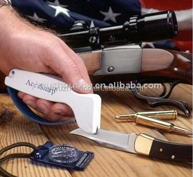 ABS Hand Protector Portable Tungsten Steel Knife Sharpener