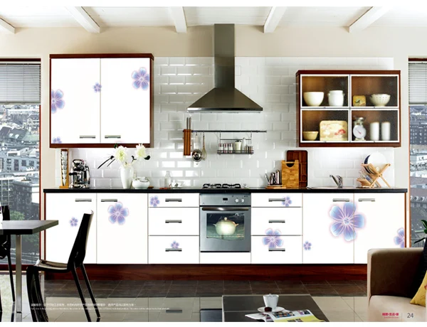 Хит в Казахстане ZHUV высокоглянцевые МДФ-УФ панели цветок с различными рисунками