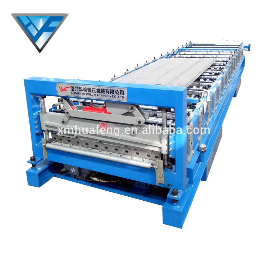 Automatic Galvanized Steel Roof Panels Cold Roll Forming Machine