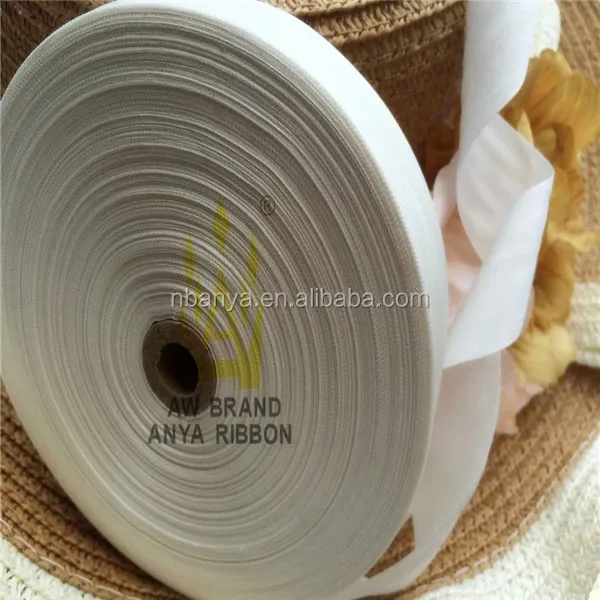 
retail high quality 25mmX90m/roll undyed raw white 100% pure silk ribbon of embroidery 