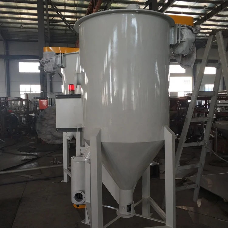 
plastic raw material hopper dryer mixing 