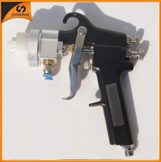 2015 new type best double nozzle spray gun used automotive tools for sale chrome mirror spray car