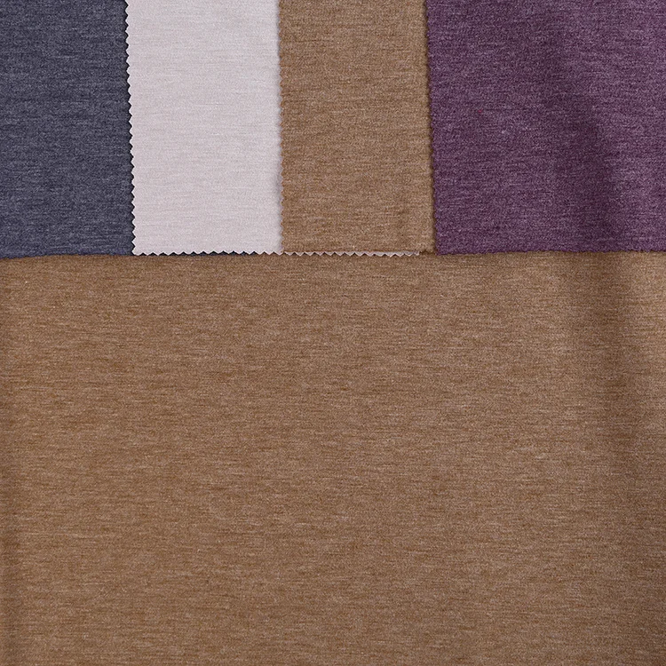 
High quality single jersey polyester spandex blend wholesale fabric rayon 