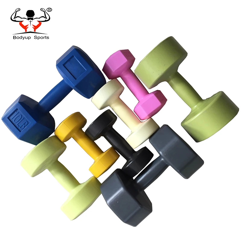 High Quantity Round Shape Cement Vinyl Concrete Dumbbell