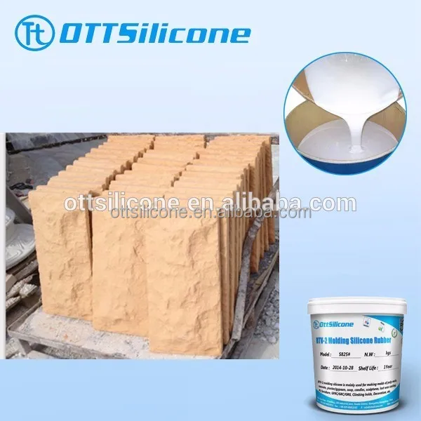 Liquid silicone for concrete molds OTT silicone more than 500times copy time