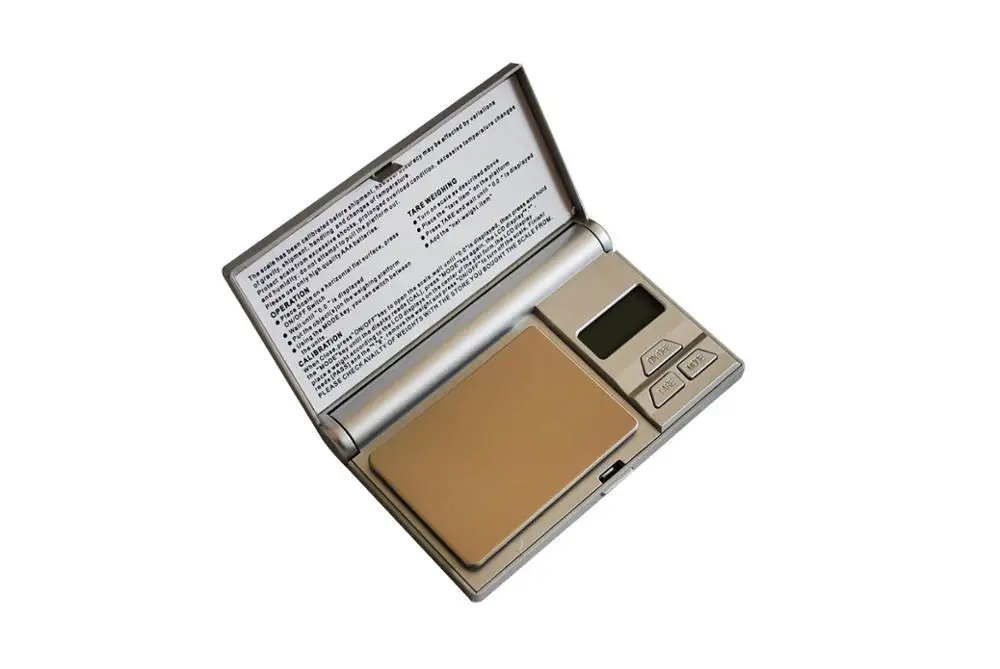 Mini  Digital Scale 1000g x 0.1g Jewelry Gold Silver Coin Gram Pocket Size Display Units Pocket Electronic Scales