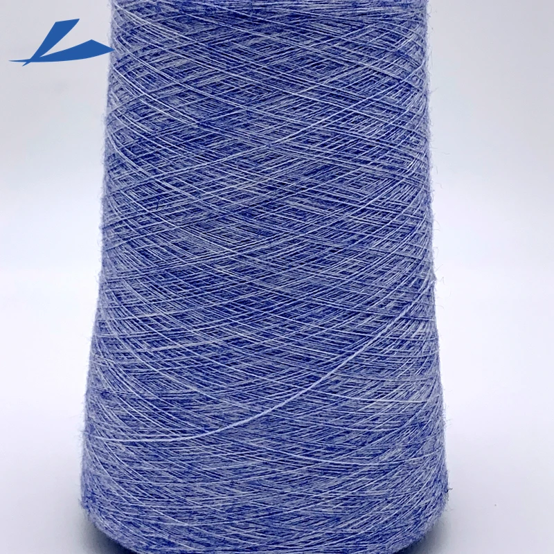 27% полиэстер, 45% вискоза, 28% нейлон, смешанная пряжа из кроличьей шерсти для вязания свитеров