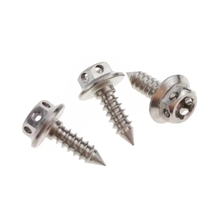 
M6 Self Tapping Titanium Screws Hex Washer Head Fastener for Motorcycle Spare Parts TC4 