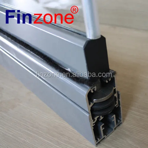 accordion frameless sliding folding stacking terrace glazing door with 10mm tempered glass