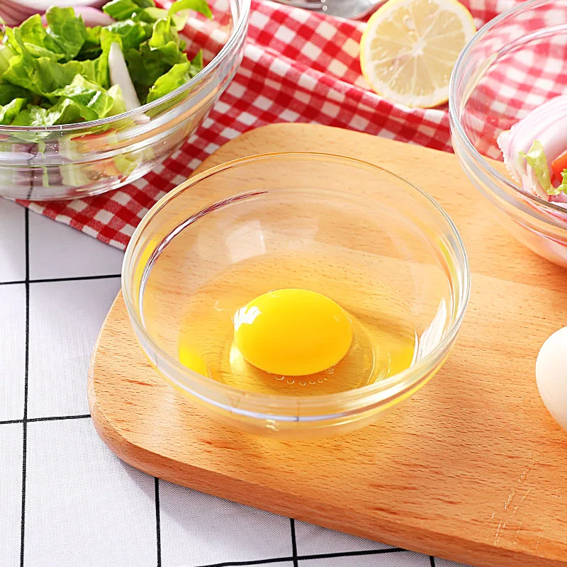 wholesale cheap 125 mm tempered glass Dinnerware bowl salad bowl free sample
