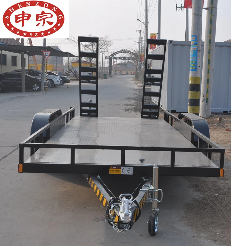 3.5 ton trailer axle brake kit tandem axle car carring trailer with ramp