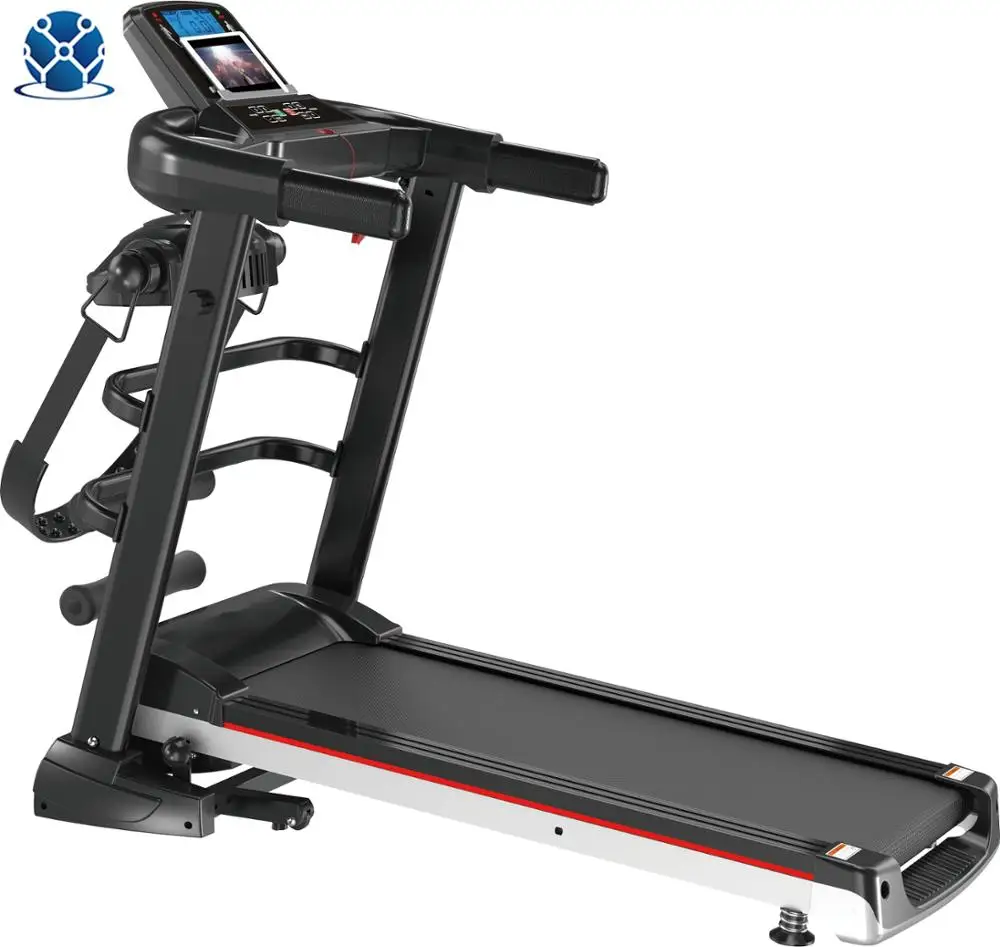 
Лучшая и дешевая складная электрическая домашняя беговая дорожка с массажером 