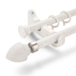 Design Aluminum Alloy curtain wooden curtain rod